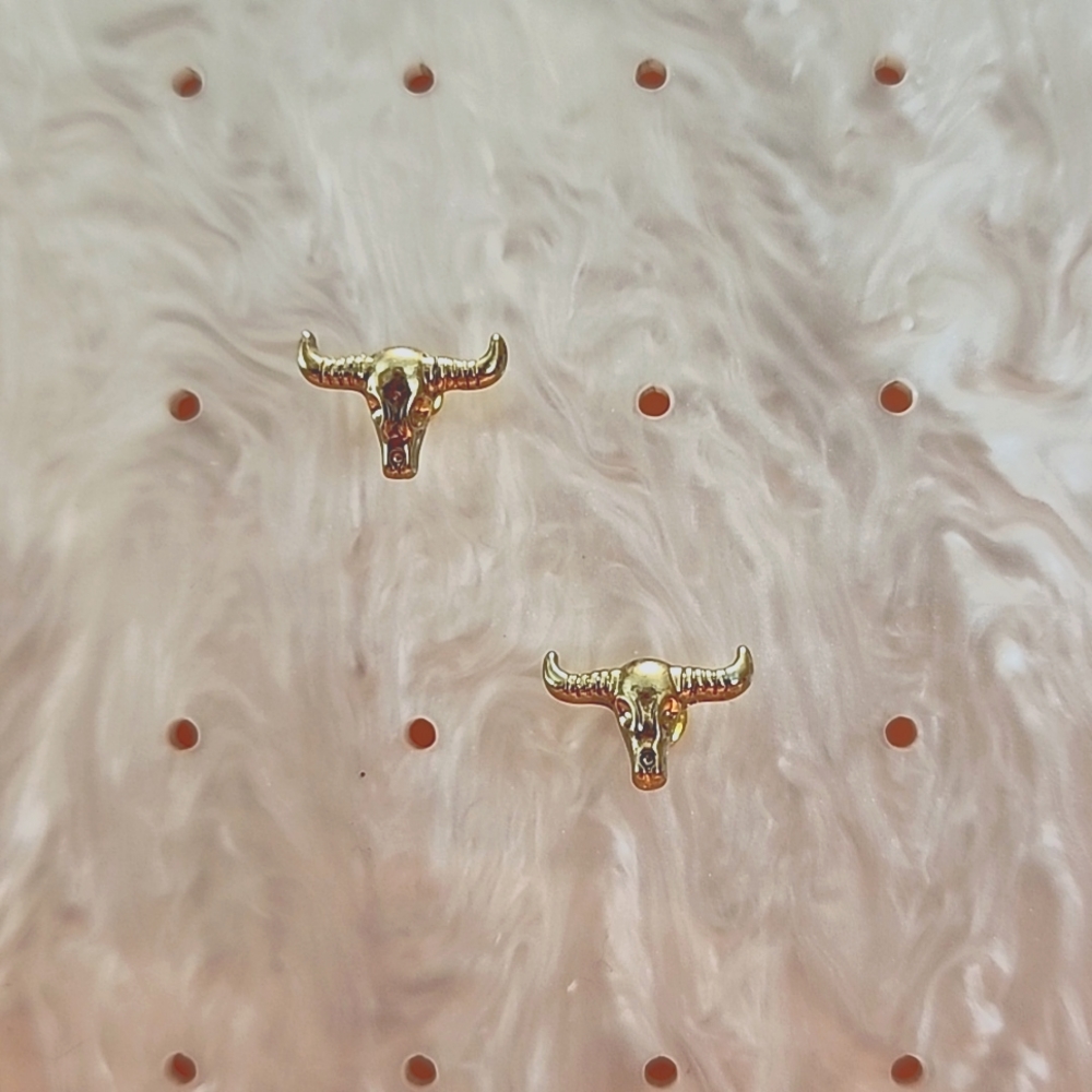 Bull Head Earrings